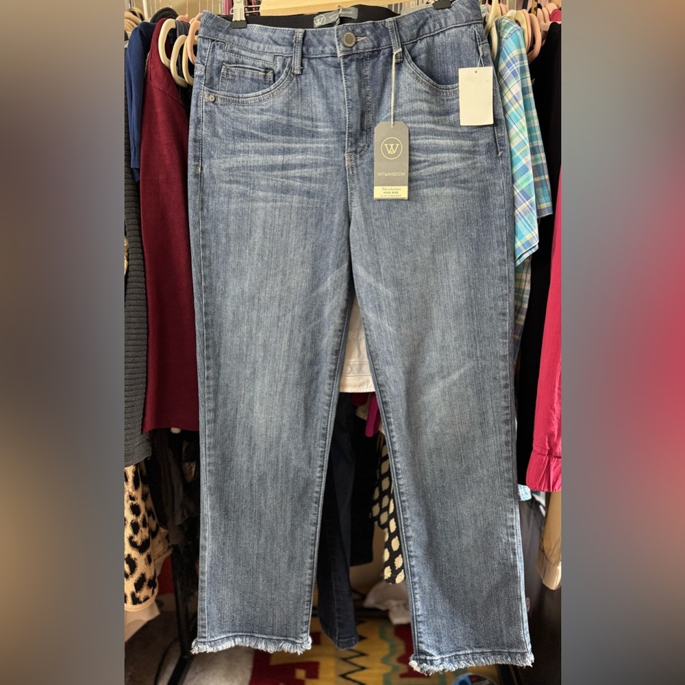 Wit & Wisdom Classic Ankle Jeans in Blue - Picture 13 of 13